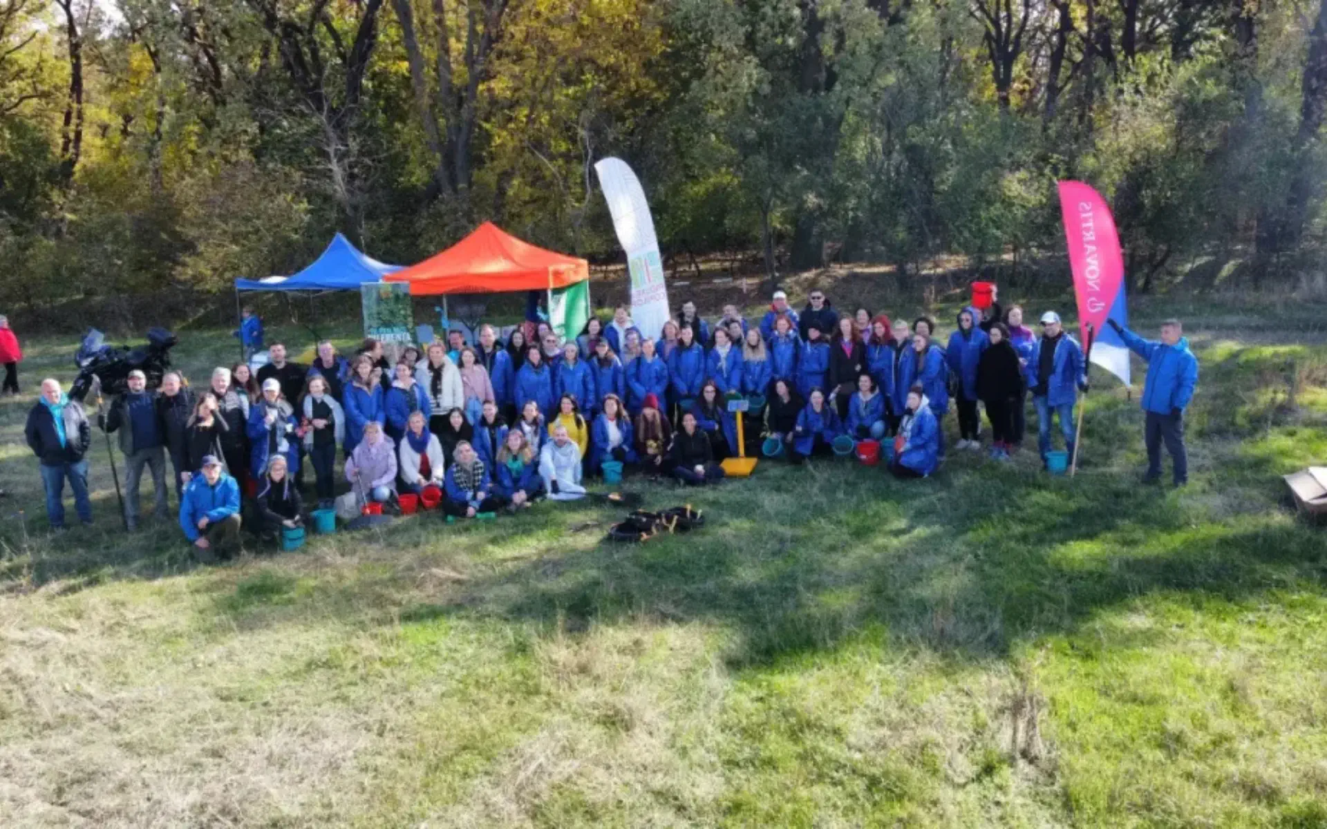 Novartis România susține Pădurea Copiilor în împădurirea și dezvoltarea comunităților locale